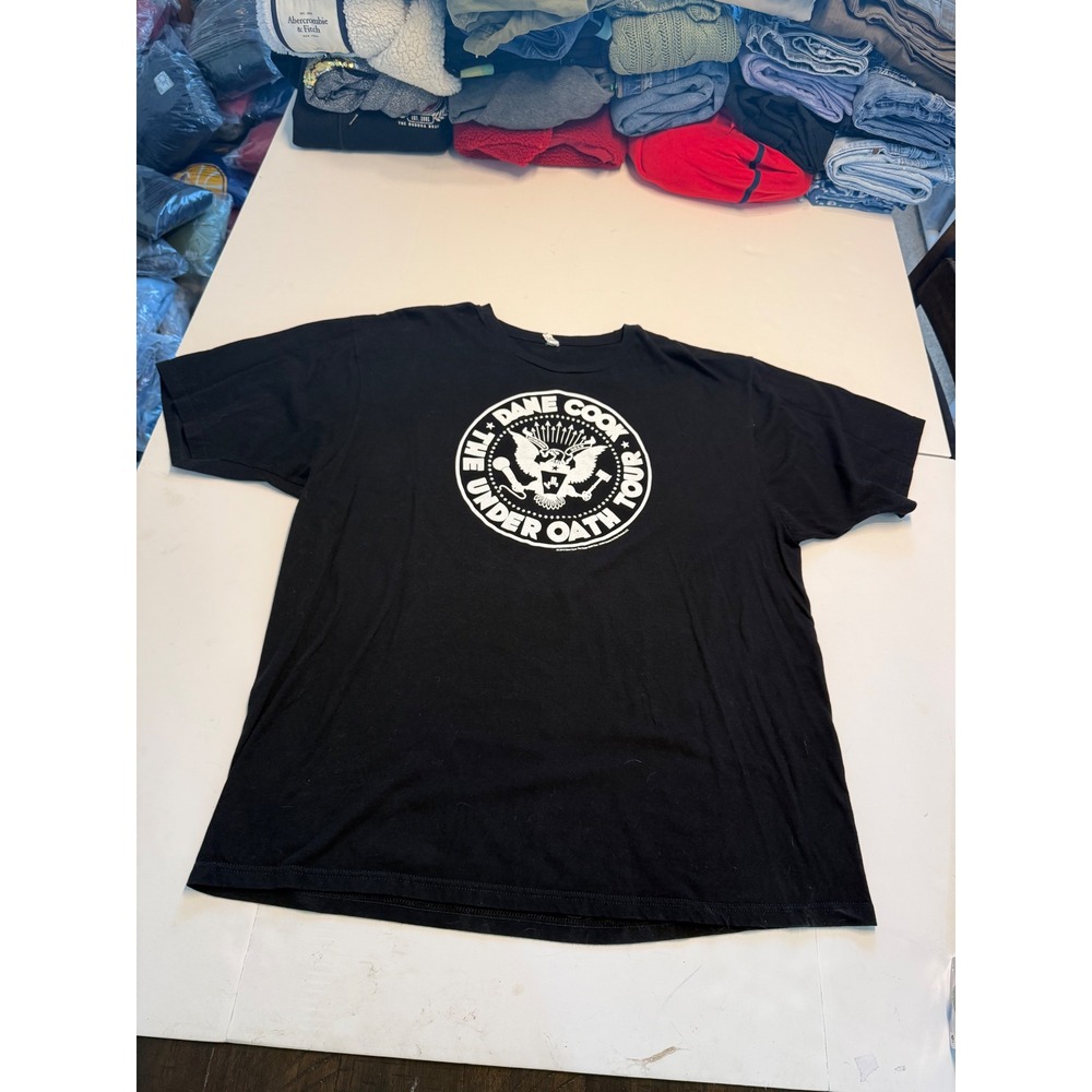 Dane‎ Cook Under Oath Tour 2013 Graphic T-Shirt Black Anvil Mens 2XL